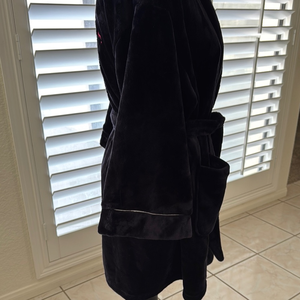 Kate Spade Navy Embroidered Robe - Picture 5 of 14